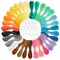 31 Color Lanyard String Kit, Gimp String for Bracelets Boondoggle Keychains, Plastic Cord with Rings and Hooks (40 Ft Each Roll)